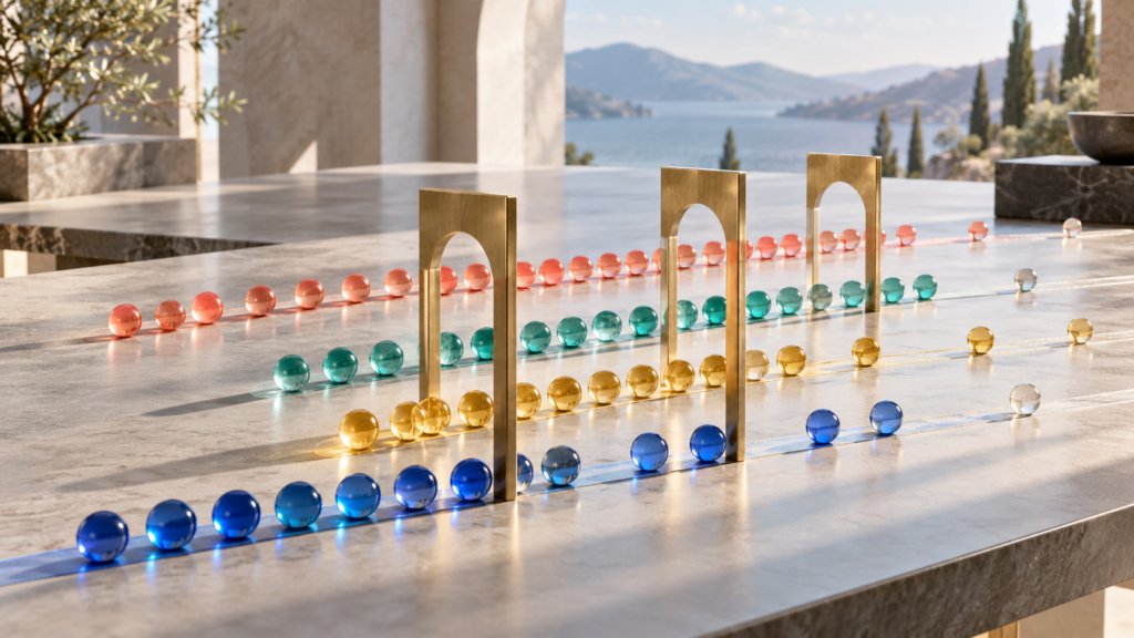 Colored donor cohorts pass through shared retention checkpoints at equal elapsed ages.