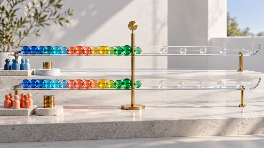 Two parallel fundraising campaign timelines aligned at the same maturity checkpoint.